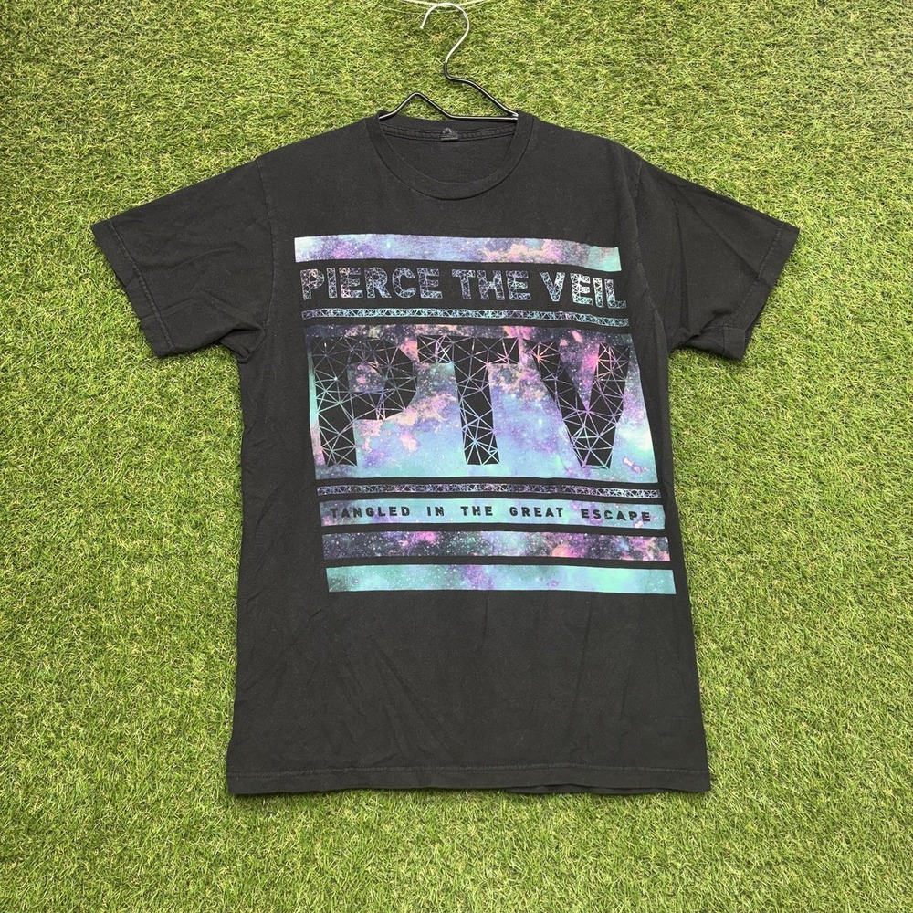 Pierce The Veil Band Shirt Mens Medium Tangled Great Escape Galaxy Tour y2k